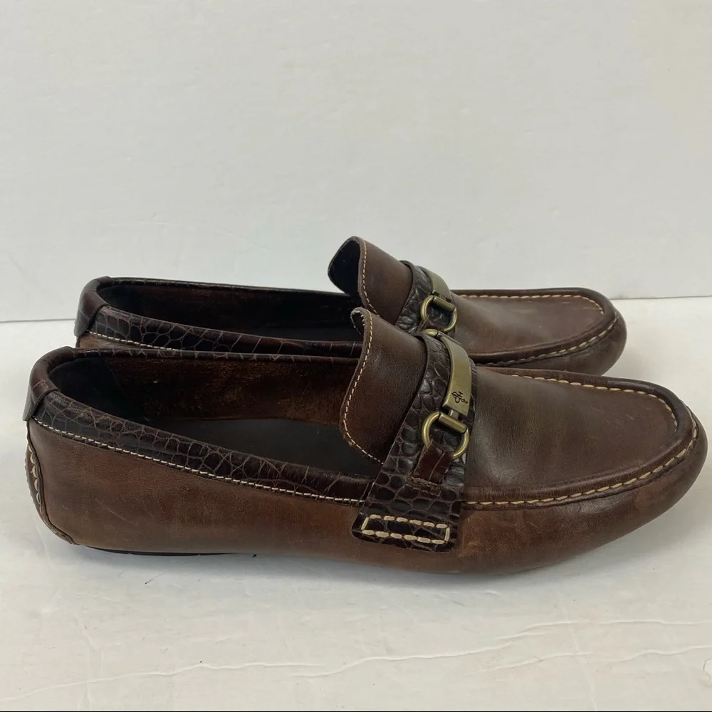 Cole Haan Venetian Loafer Men's 10 M French Roast Brown Loafers Buckle C11396